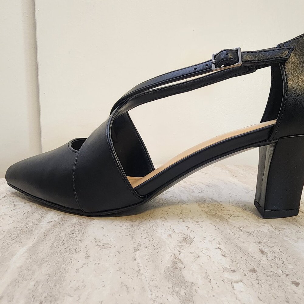 Easy Street Womens Elegance C Black 9W - B024 - Picture 3 of 8